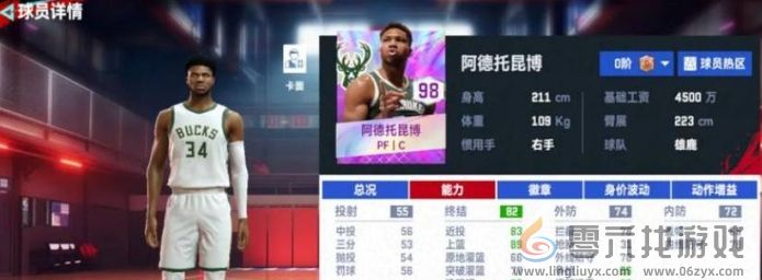 NBA巅峰对决字母哥阵容搭配(图1)