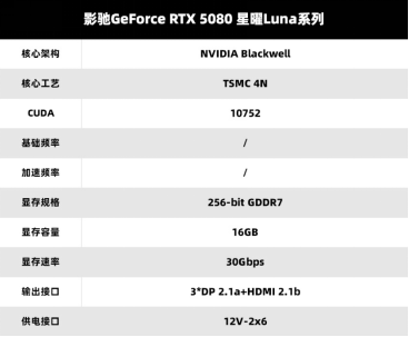 影驰 GeForce RTX 50系列新品正式发布！(图7)